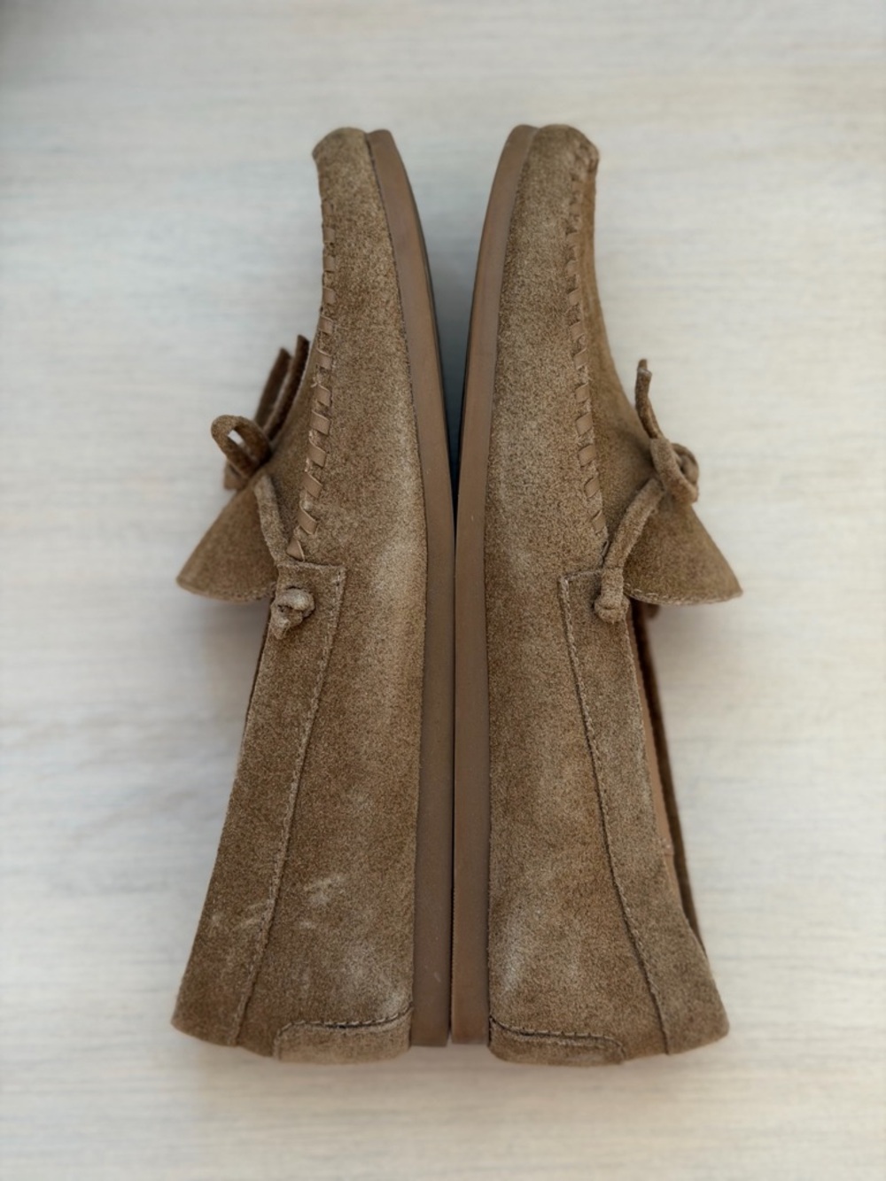 Madewell The Meadow Whipstitched Driver in Classic Desert, Size 7.5 - Picture 4 of 11